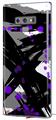 Decal style Skin Wrap compatible with Samsung Galaxy Note 9 Abstract 02 Purple