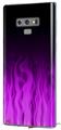 Decal style Skin Wrap compatible with Samsung Galaxy Note 9 Fire Purple