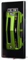 Decal style Skin Wrap compatible with Samsung Galaxy Note 9 2010 Chevy Camaro Green - Black Stripes on Black
