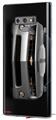 Decal style Skin Wrap compatible with Samsung Galaxy Note 9 2010 Chevy Camaro Silver - White Stripes on Black