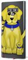 Decal style Skin Wrap compatible with Samsung Galaxy Note 9 Puppy Dogs on Black