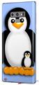 Decal style Skin Wrap compatible with Samsung Galaxy Note 9 Penguins on Blue