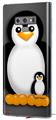 Decal style Skin Wrap compatible with Samsung Galaxy Note 9 Penguins on Black