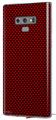 Decal style Skin Wrap compatible with Samsung Galaxy Note 9 Carbon Fiber Red