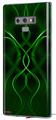 Decal style Skin Wrap compatible with Samsung Galaxy Note 9 Abstract 01 Green