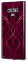 Decal style Skin Wrap compatible with Samsung Galaxy Note 9 Abstract 01 Pink