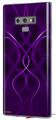 Decal style Skin Wrap compatible with Samsung Galaxy Note 9 Abstract 01 Purple