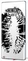 Decal style Skin Wrap compatible with Samsung Galaxy Note 9 Big Kiss Black on White