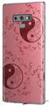 Decal style Skin Wrap compatible with Samsung Galaxy Note 9 Feminine Yin Yang Red