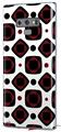 Decal style Skin Wrap compatible with Samsung Galaxy Note 9 Red And Black Squared