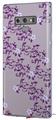 Decal style Skin Wrap compatible with Samsung Galaxy Note 9 Victorian Design Purple