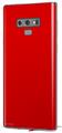 Decal style Skin Wrap compatible with Samsung Galaxy Note 9 Solids Collection Red