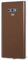 Decal style Skin Wrap compatible with Samsung Galaxy Note 9 Solids Collection Chocolate Brown