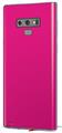 Decal style Skin Wrap compatible with Samsung Galaxy Note 9 Solids Collection Fushia