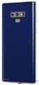 Decal style Skin Wrap compatible with Samsung Galaxy Note 9 Solids Collection Navy Blue