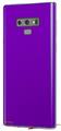 Decal style Skin Wrap compatible with Samsung Galaxy Note 9 Solids Collection Purple