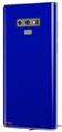 Decal style Skin Wrap compatible with Samsung Galaxy Note 9 Solids Collection Royal Blue