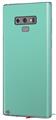 Decal style Skin Wrap compatible with Samsung Galaxy Note 9 Solids Collection Seafoam Green