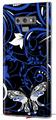 Decal style Skin Wrap compatible with Samsung Galaxy Note 9 Twisted Garden Blue and White