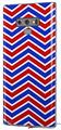 Decal style Skin Wrap compatible with Samsung Galaxy Note 9 Zig Zag Red White and Blue