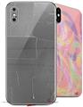 2 Decal style Skin Wraps set compatible with Apple iPhone X and XS Duct Tape