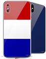 2 Decal style Skin Wraps set compatible with Apple iPhone X and XS Red White and Blue