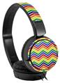 Decal style Skin Wrap for Sony MDR ZX110 Headphones Zig Zag Rainbow (HEADPHONES NOT INCLUDED)