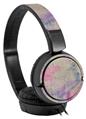 Decal style Skin Wrap for Sony MDR ZX110 Headphones Pastel Abstract Pink and Blue (HEADPHONES NOT INCLUDED)
