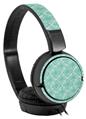Decal style Skin Wrap for Sony MDR ZX110 Headphones Wavey Seafoam Green (HEADPHONES NOT INCLUDED)