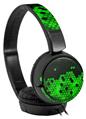 Decal style Skin Wrap for Sony MDR ZX110 Headphones HEX Green (HEADPHONES NOT INCLUDED)