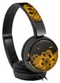 Decal style Skin Wrap for Sony MDR ZX110 Headphones HEX Yellow (HEADPHONES NOT INCLUDED)