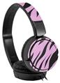 Decal style Skin Wrap for Sony MDR ZX110 Headphones Zebra Skin Pink (HEADPHONES NOT INCLUDED)
