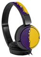 Decal style Skin Wrap for Sony MDR ZX110 Headphones Ripped Colors Purple Yellow (HEADPHONES NOT INCLUDED)