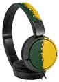 Decal style Skin Wrap for Sony MDR ZX110 Headphones Ripped Colors Green Yellow (HEADPHONES NOT INCLUDED)