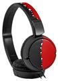 Decal style Skin Wrap for Sony MDR ZX110 Headphones Ripped Colors Black Red (HEADPHONES NOT INCLUDED)