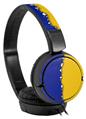 Decal style Skin Wrap for Sony MDR ZX110 Headphones Ripped Colors Blue Yellow (HEADPHONES NOT INCLUDED)