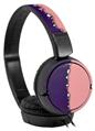 Decal style Skin Wrap for Sony MDR ZX110 Headphones Ripped Colors Purple Pink (HEADPHONES NOT INCLUDED)