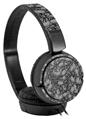 Decal style Skin Wrap for Sony MDR ZX110 Headphones Scattered Skulls Gray (HEADPHONES NOT INCLUDED)