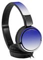 Decal style Skin Wrap for Sony MDR ZX110 Headphones Smooth Fades White Blue (HEADPHONES NOT INCLUDED)