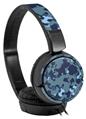 Decal style Skin Wrap for Sony MDR ZX110 Headphones WraptorCamo Old School Camouflage Camo Navy (HEADPHONES NOT INCLUDED)