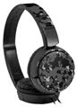 Decal style Skin Wrap for Sony MDR ZX110 Headphones WraptorCamo Old School Camouflage Camo Black (HEADPHONES NOT INCLUDED)