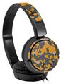 Decal style Skin Wrap for Sony MDR ZX110 Headphones WraptorCamo Old School Camouflage Camo Orange (HEADPHONES NOT INCLUDED)