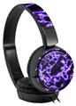 Decal style Skin Wrap for Sony MDR ZX110 Headphones Electrify Purple (HEADPHONES NOT INCLUDED)