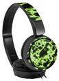 Decal style Skin Wrap for Sony MDR ZX110 Headphones Electrify Green (HEADPHONES NOT INCLUDED)