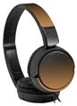 Decal style Skin Wrap for Sony MDR ZX110 Headphones Smooth Fades Bronze Black (HEADPHONES NOT INCLUDED)