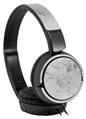 Decal style Skin Wrap for Sony MDR ZX110 Headphones Marble Granite 07 White Gray (HEADPHONES NOT INCLUDED)