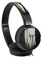 Decal style Skin Wrap for Sony MDR ZX110 Headphones Brushed USA American Flag Green Line (HEADPHONES NOT INCLUDED)