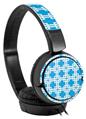 Decal style Skin Wrap for Sony MDR ZX110 Headphones Boxed Neon Blue (HEADPHONES NOT INCLUDED)