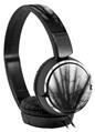 Decal style Skin Wrap for Sony MDR ZX110 Headphones Lightning Black (HEADPHONES NOT INCLUDED)