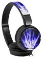 Decal style Skin Wrap for Sony MDR ZX110 Headphones Lightning Blue (HEADPHONES NOT INCLUDED)